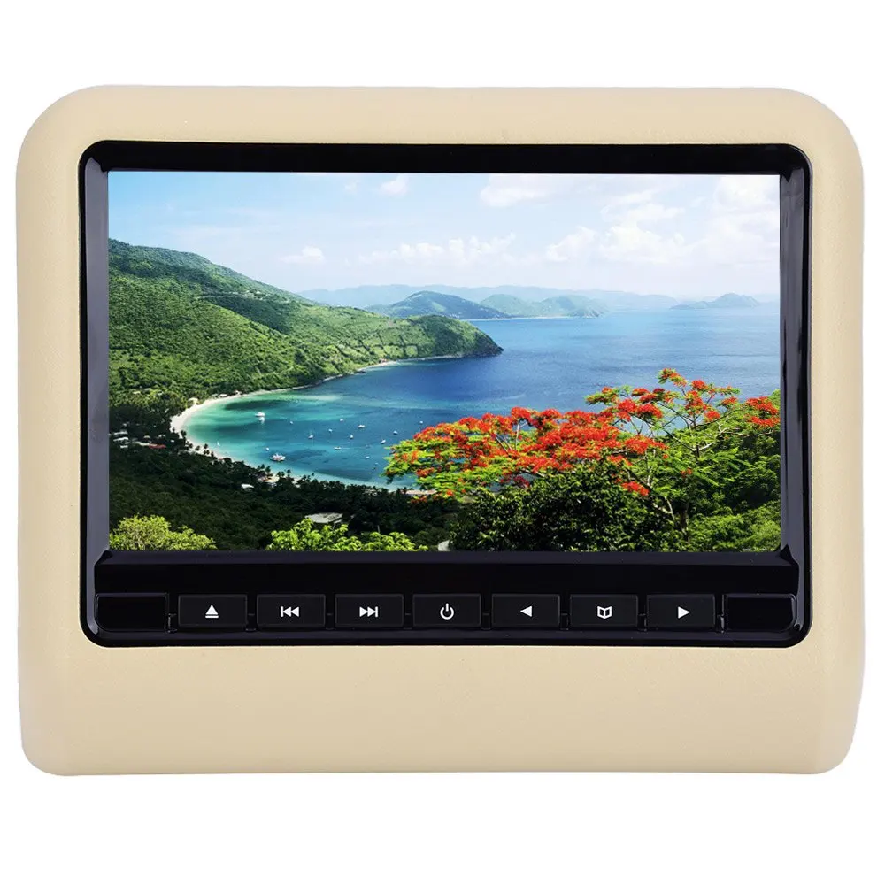 Gbtiger XD9901 9 дюймов Универсальный подголовник автомобиля dvd плеер с HDMI Экран сиденье