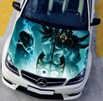 

Customizable HD Hood Decal Car Stickers Graphics Decals Engine Cover DIY Waterproof Sunscreen Camouflage Protective Film