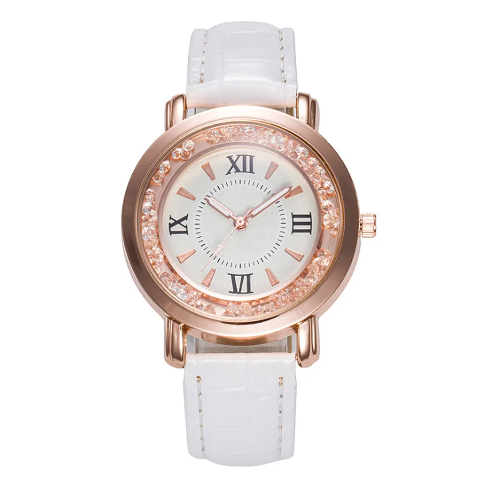 

Fashion White Water Diamond Luxury Rhinestone Long Belt Girl Watch Ball Lady Quartz Watch Casual Wristwatch Gift female watch