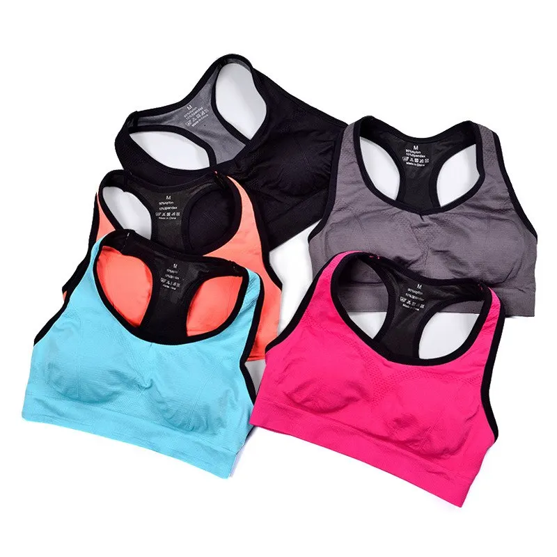 Mferlier High strength Women Sport bra Quick Dry Running Bra Fitness
