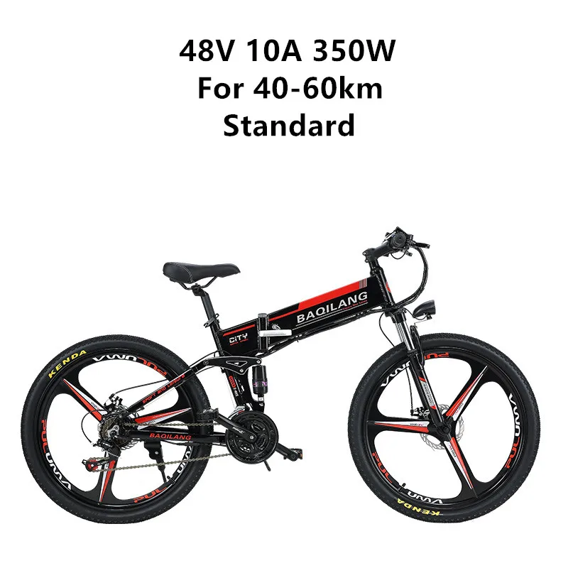 Sale X-front 48V 350W 10 12.8A Lithium Battery Mountain Electric Bike 27 Speed moto Electric Bicycle downhill 26 inch Foldable ebike 2