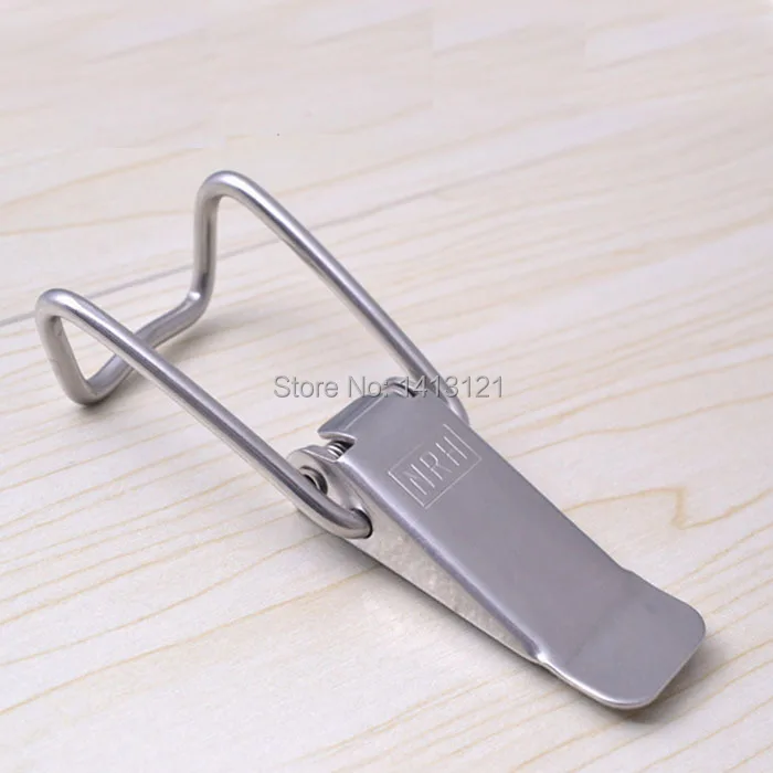 

free shipping metal hasp Incubator lock box equipment airbox instrument toolcase 304 stainless steel buckle fastener hardware