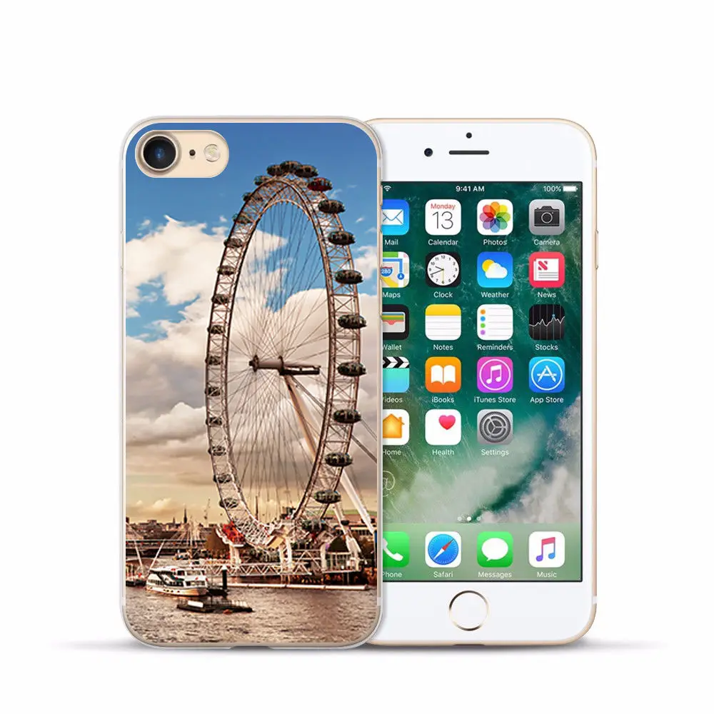 FOR iPhone 7case Painting Silicon Cover FOR Iphone 6s Soft Clear Protective TPU Back Cover FOR 4 4S 5 5S 6 7 8 Plus X XS Max XR (11)