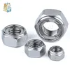 10Pcs M4 M5 M6 M8 DIN980 304 Stainless Steel Prevaillng Rorque Type Hexagon Nuts All Metal Nuts Locking Lug Lock Nuts HW064 ► Photo 3/3