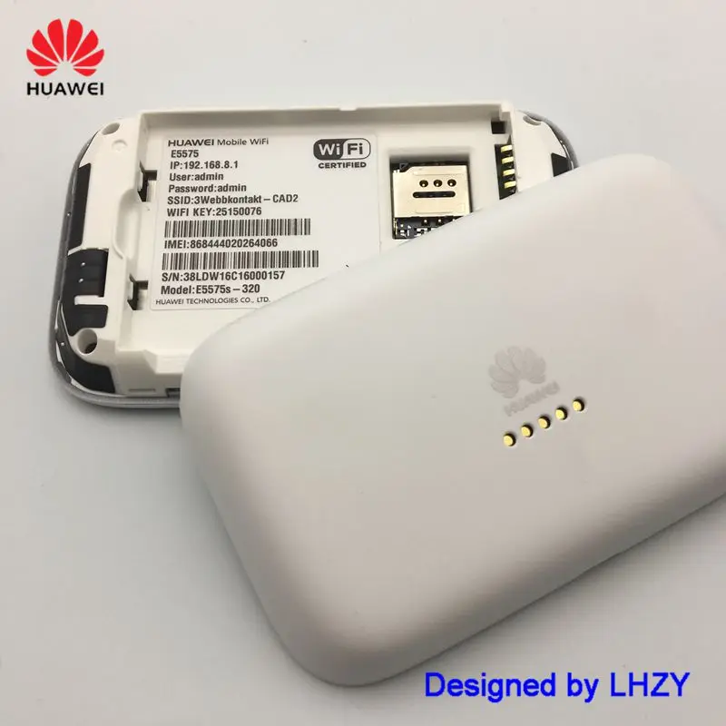 Используется huawei E5575 E5575s-320 LTE FDD Cat4 150 Мбит/с 4G Карманный Wi-Fi маршрутизатор Мобильная точка доступа