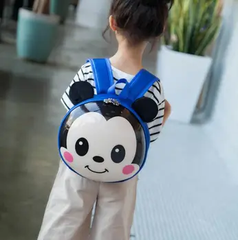 

Cute Mickey Eggshell School Bag Children Boys Backpacks Kindergarten backpack For Girls Kid Cartoon Printing School Bag Kids