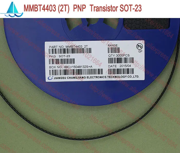 (200 шт./лот) MMBT4403 0.6A 403 2N4403 SMD триодный транзистор PNP 40V SOT-23 | Электронные компоненты и