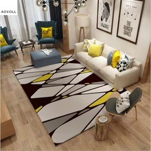 AOVOLL скандинавские мягкие большие ковры для гостиной, спальни, детской комнаты, ковры для дома, коврик для двери, тонкий модный коврик