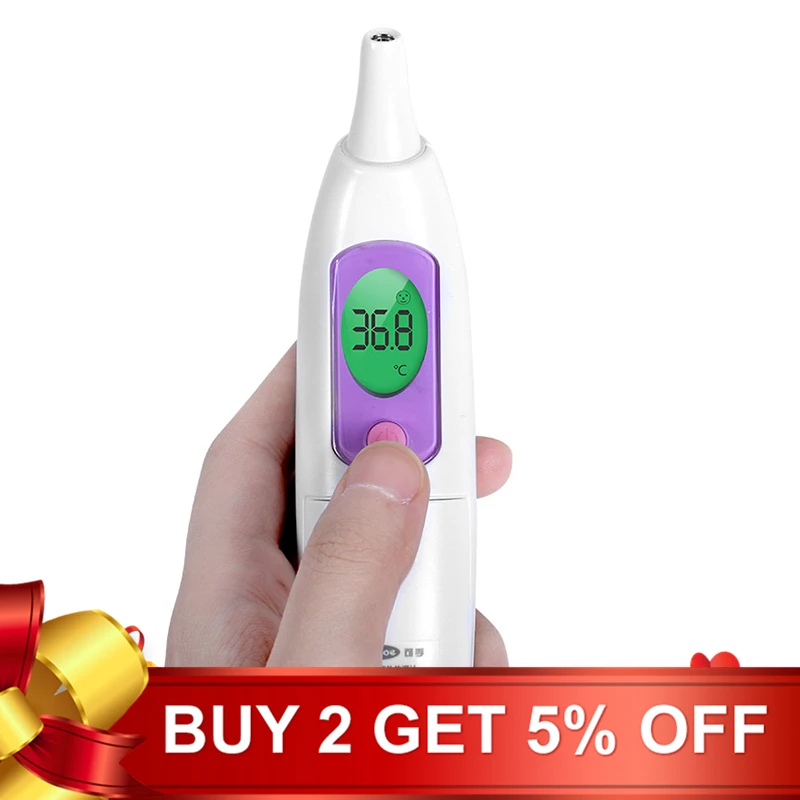 Ear Thermometer Body Temperature Measure Fever High Precision Accurate