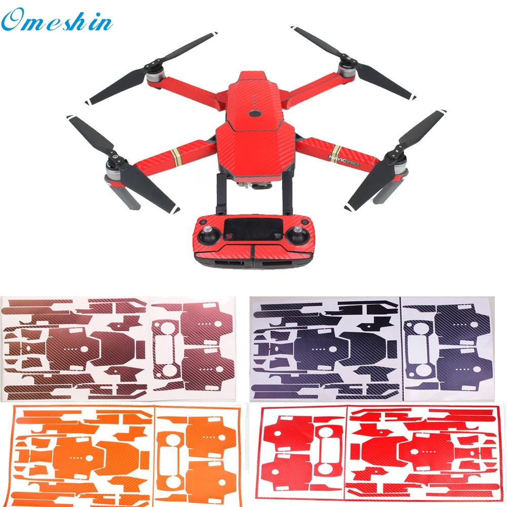 

OMESHIN Luxury Carbon Fiber Skin Wrap Waterproof Stickers For DJI Mavic Pro Accessories 0318