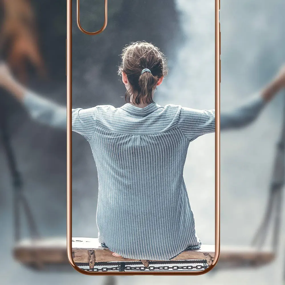 Ascromy For iPhone XS Max Case Plating Silicone Bumper Transparent Cover For iPhone X XR 8 Plus 7 6 6S 5 5S SE Coque Accessories (3)