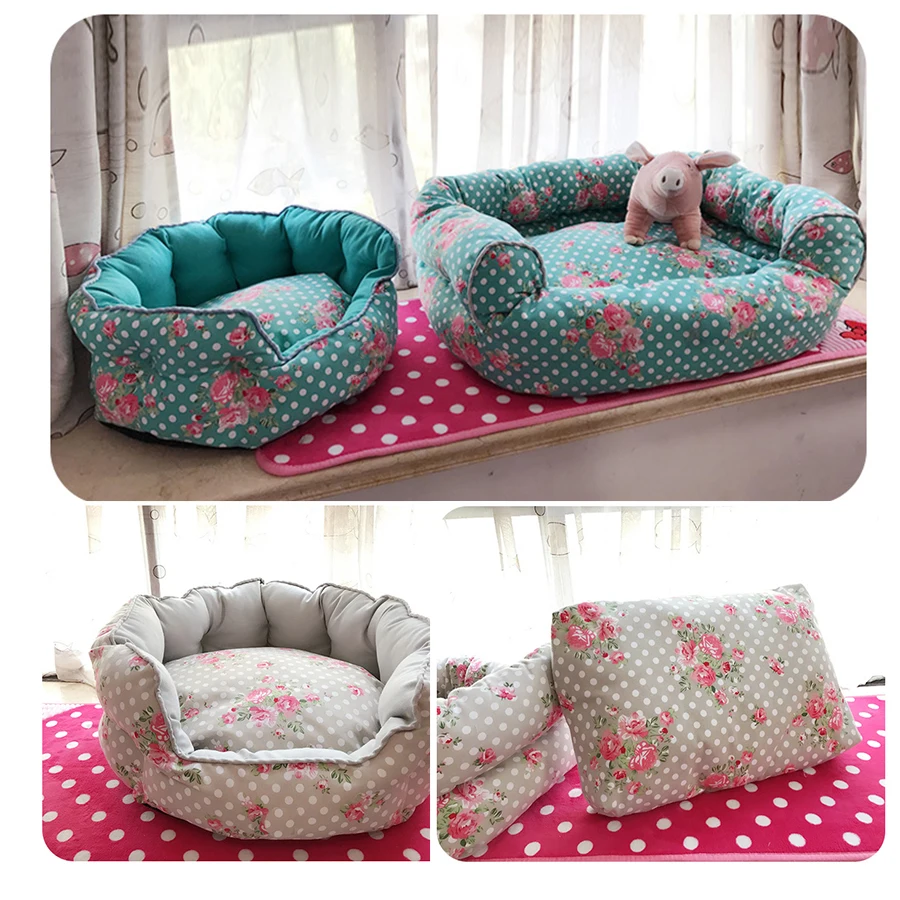 

Dogs Cushion Soft Kennel Pet Cat Bed Four Breathable Washable Large Dog Sofa Pet Bed Soft Dog House Mascota Pet Supplies 60Z1325