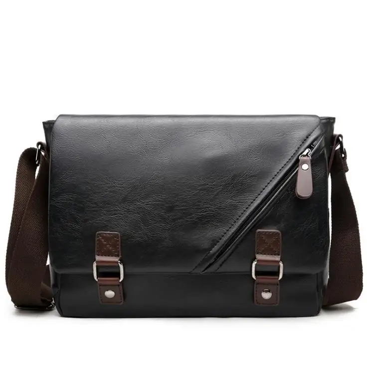 

Famous designer new men's bag fashion shoulder bag Men's leather bag Messenger bag business casual wild envelope