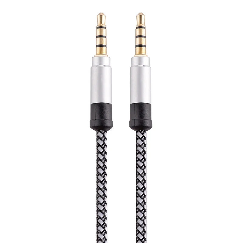 8 Colors Optional Universal 1.5 M 3 M 3.5MM Velcro Braided Audio Cable Male To Male Nylon AUX on Recording Car Audio Cable 8 Colors Optional Universal 1.5 M 3 M 3.5MM Velcro Braided Audio Cable Male To Male Nylon AUX on Recording Car Audio Cable