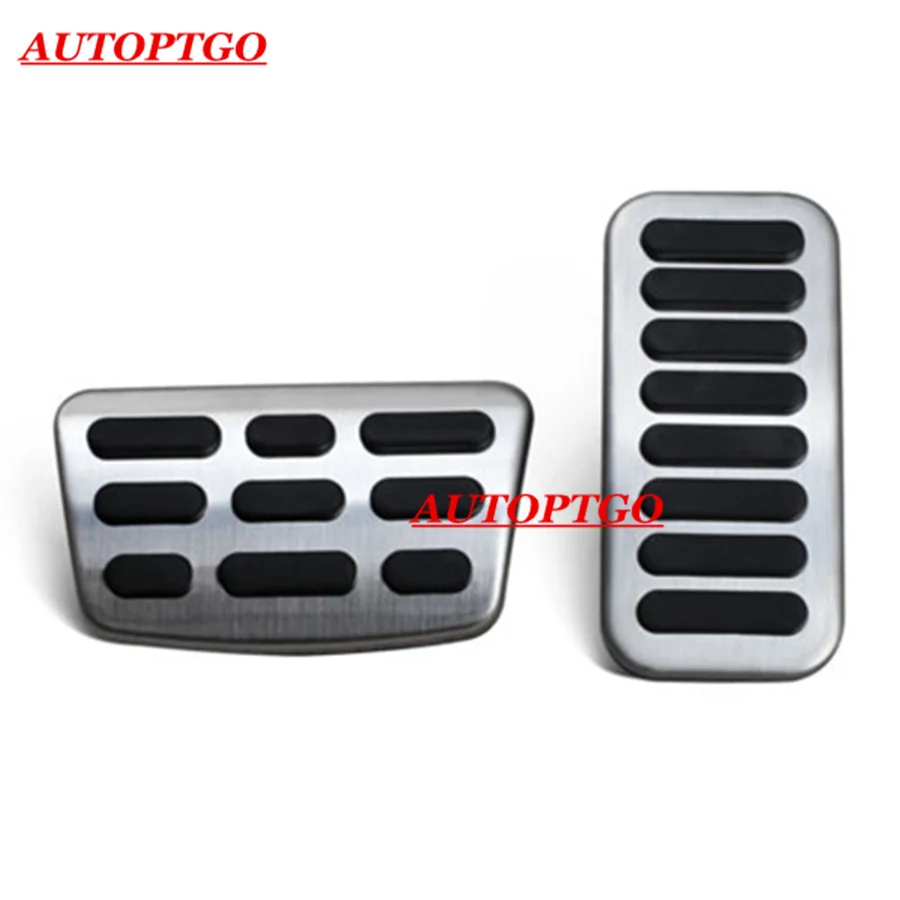 

Autoptgo 2016+ Car Accessories Styling Gas Fuel Brake Rest Pedal Pads Cover Kit For Hyundai Elantra Solaris Accent I30 Kona