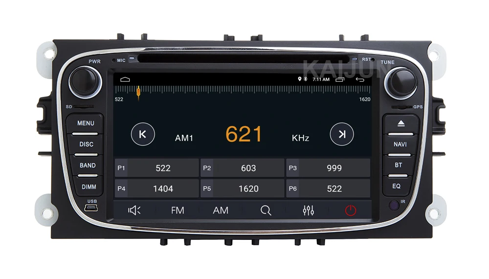 Excellent IPS screen Android 8.1 Car DVD Multimedia Player GPS for Ford Mondeo Focus S/C Max Galaxy Kuga with wifi BT Stereo Radio 16