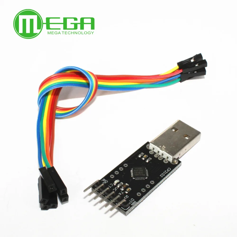 

1PCS/LOT CP2102 USB 2.0 to UART TTL 6PIN Connector Module Serial Converter with Dupont line