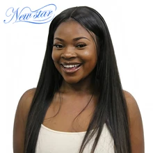 New Star Peruvian Straight Virgin Hair Weaving Natural Color 1 Piece 100% Unprocessed Human Hair Weft Bundles Free Shipping