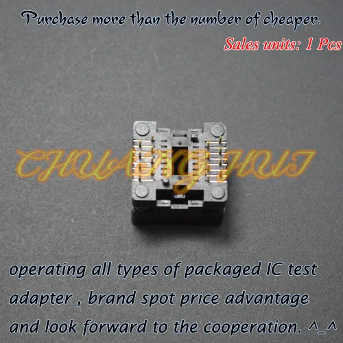 OTS-16-03 test socket 150mil SOP16 ic socket Burn-in Socket OTS-16-03 test socket 150mil SOP16 ic socket Burn-in Socket