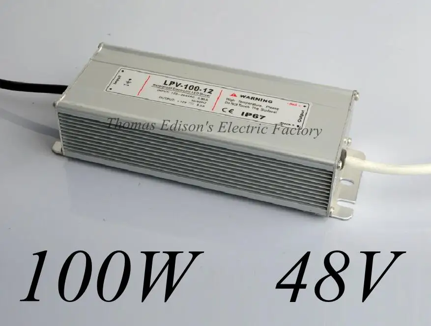 

DIANQI waterproof power supply 100w 48v power suply 48v 100w ac dc converter ELECTRONIC LED DRIVER water proof