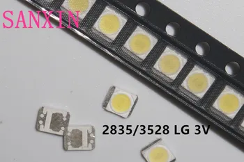 

5000PCS/LOT Original and new For LG LED Backlight 1210 3528 2835 1W 100LM Cool white LCD Backlight for TV TV Application