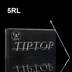 50PCS TIPTOP Premium Tattoo Needles 5RL Disposable Sterilze 5 Round Liner Tattoo Needles Free Shipping