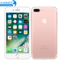 Для Apple iPhone 7 Plus Quad-Core 5,5 дюймов, 3 Гб оперативной памяти, Оперативная память 32/128 ГБ/256 IOS LTE 12.0MP Камера iPhone7 Plus смартфон с отпечатками пальцев