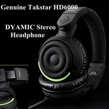 Genuine Takstar HD6000 HD 6000 Dynamic Stereo Headphones Auriculares Studio Audio Monitor font b Headset b