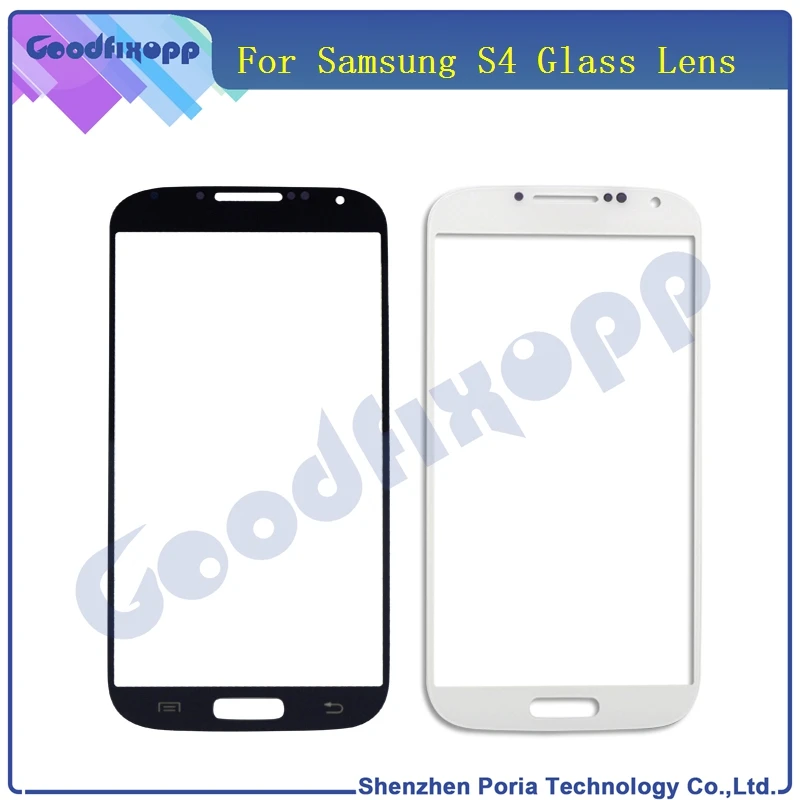 SM0005  For Samsung Galaxy S4 SIV i9500I9505 Black or White  Front outer glass lens screen +adhesive +tools (2)