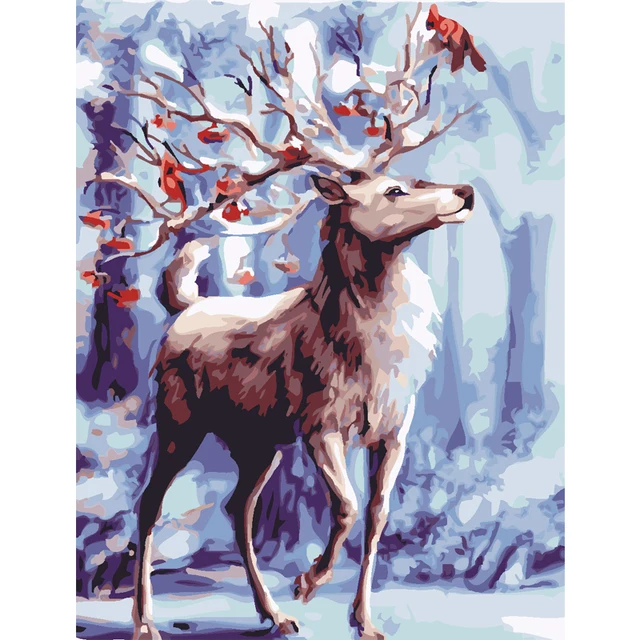 Malen Nach Zahlen Leonberger - DIY Gemälde 50x60cm Für Erwachsene