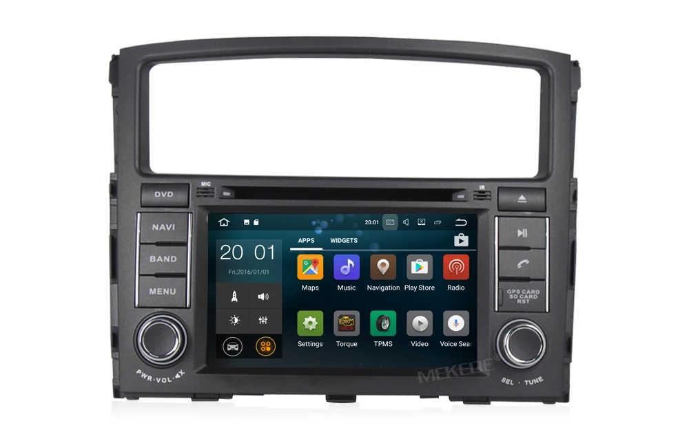 Flash Deal PX3 Quad core Android7.1 2G RAM 16G ROM HD screen Car DVD player gps navigator for Mitsubishi Pajero V97 V93 2006 -2015 21