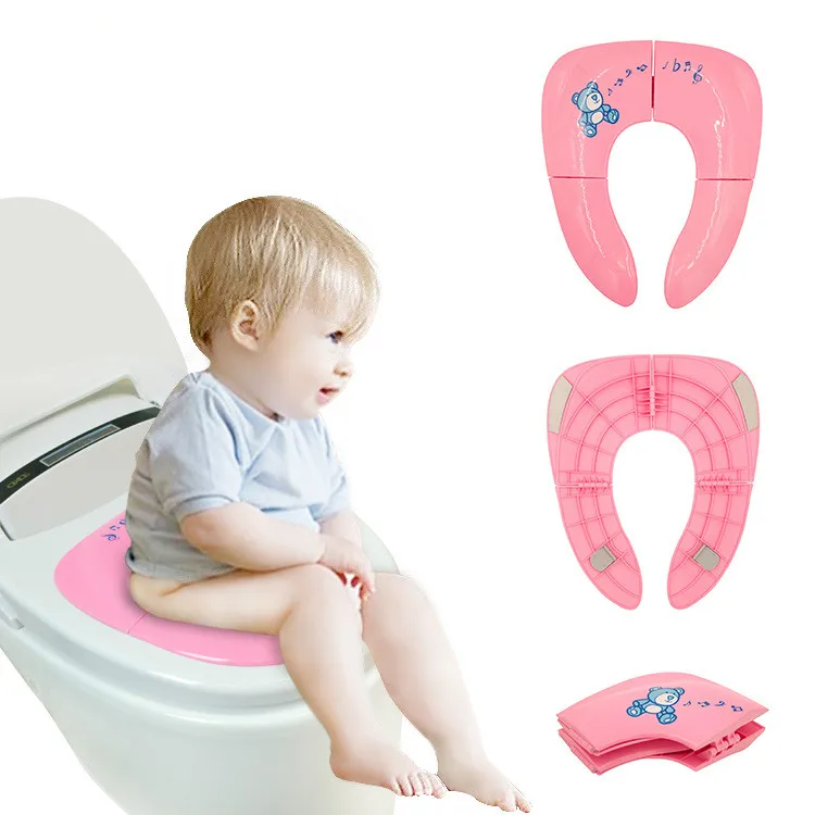 Newest Child WC Chair Toilet Seat Cover Folding Potty Seats Pad Training Children Safety Products for Baby Toddler Kids Bathroom Newest Child WC Chair Toilet Seat Cover Folding Potty Seats Pad Training Children Safety Products for Baby Toddler Kids Bathroom