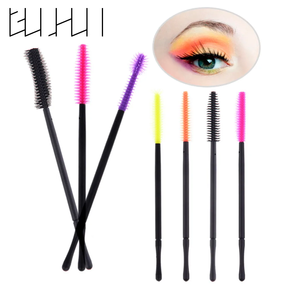 50 шт. Одноразовые Косметические кисти для наращивания ресниц|disposable eyelash brush|mascara