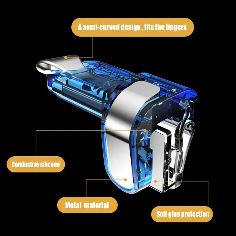 Smart phone gamepad free fire pubg mobile game controller handle for L1 R1 PUBG mobile controller i
