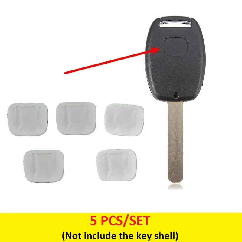 

5 PCS 13*11mm Emblem Replace Badge Car Key Logo Remote Key Shell Sticker Red Black For Honda