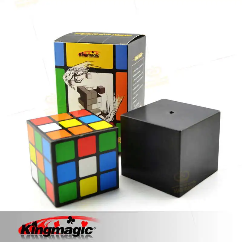 

Triple Diko Cube Magic Props Magic Cube Illusion Magic Disappear Toys Tricks Free Shipping