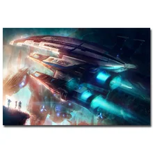 Mass Effect SR1 2 3 4 художественный Шелковый плакат с горячей стрельбой 12x18 24x36 дюймов настенные картины для спальни Декор для гостиной 038