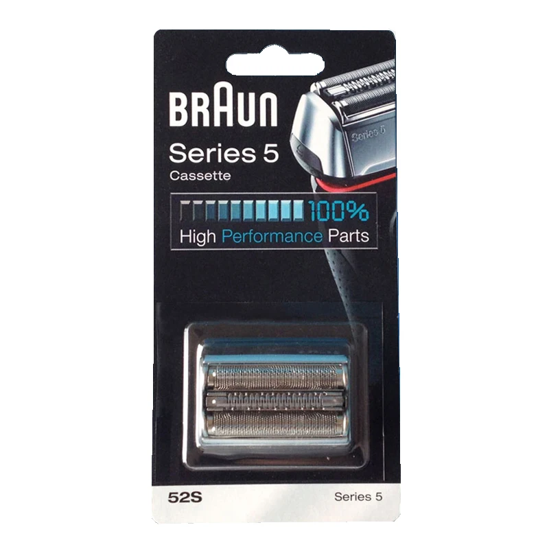 Braun бритва замена лезвия кассеты для серии 5 Высокая Perfprmance части(5090 5050 5030) 52 S/52B - Цвет: Silver