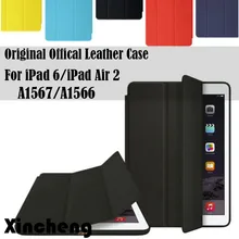 Чехол для iPad Air 2 9,7 дюйма крышка 1:1 магнит Смарт авто сна Стенд Флип кожаный чехол для iPad 6 A1566 A1567