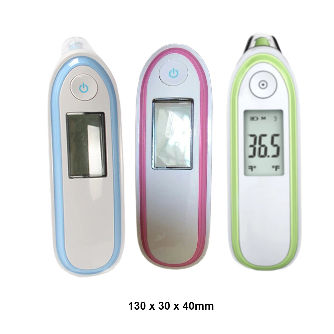 1 шт. Детские инфракрасные Электрический цифровой термометр пистолет Бесконтактный ИК лоб младенческой уха измерения температуры