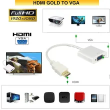 Высококачественный 1080P HDMI Male-VGA Женский кабель конвертер адаптер для ПК ноутбука для планшета телевизора монитор Xbox