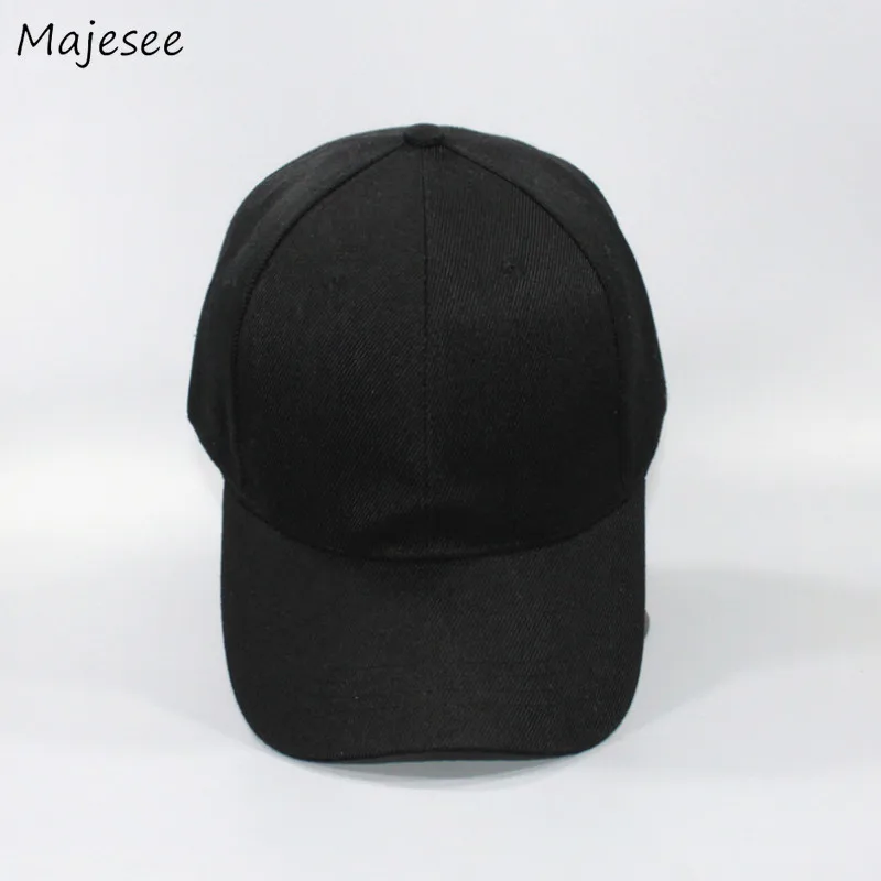 Baseball Caps Women Daily Solid Simple Leisure Korean Style Trendy Summer Outdoor Cap Womens Girls Female 2019 New High-quality |