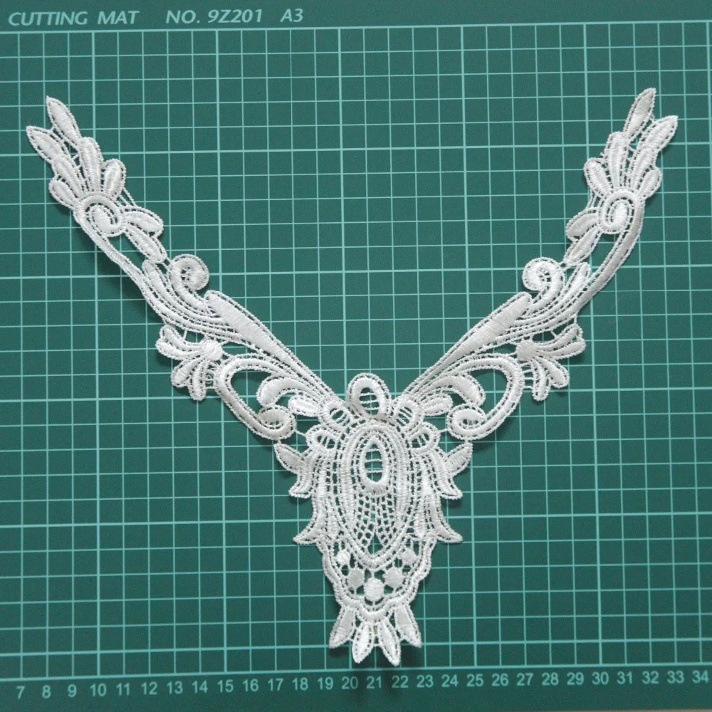 Buy 3 pcs white collar lace Lace trim DIY sewing