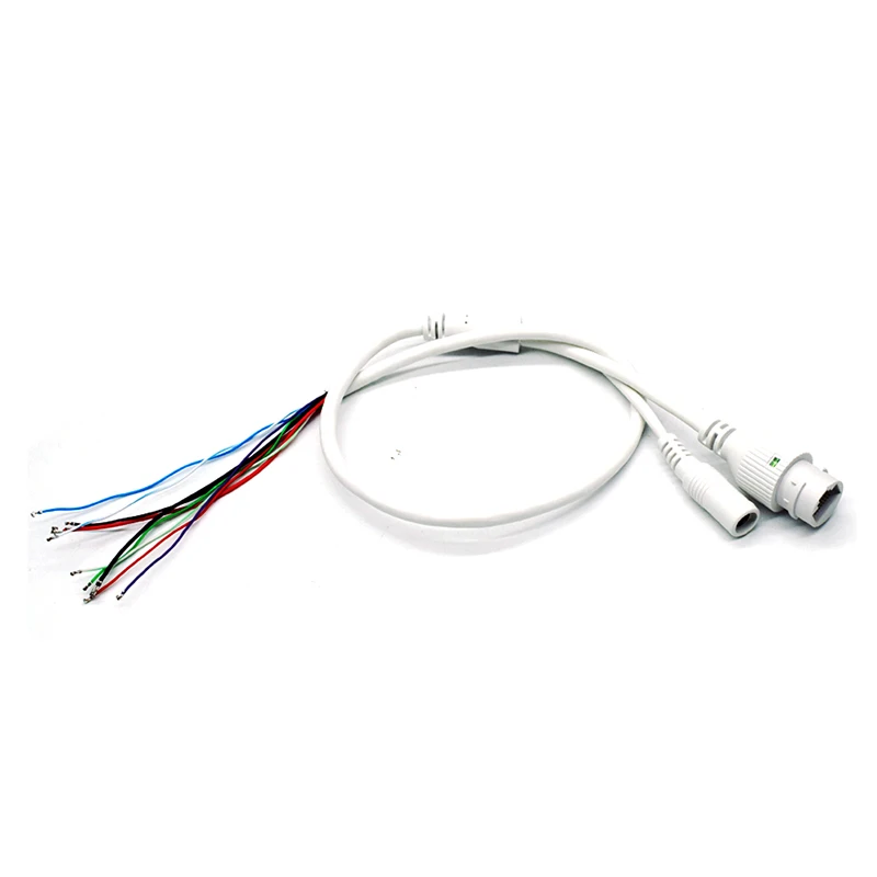 CCTV IP камера Pigtail кабель плата камеры расширение кабеля RJ45 + DC сетевой Ethernet и порт