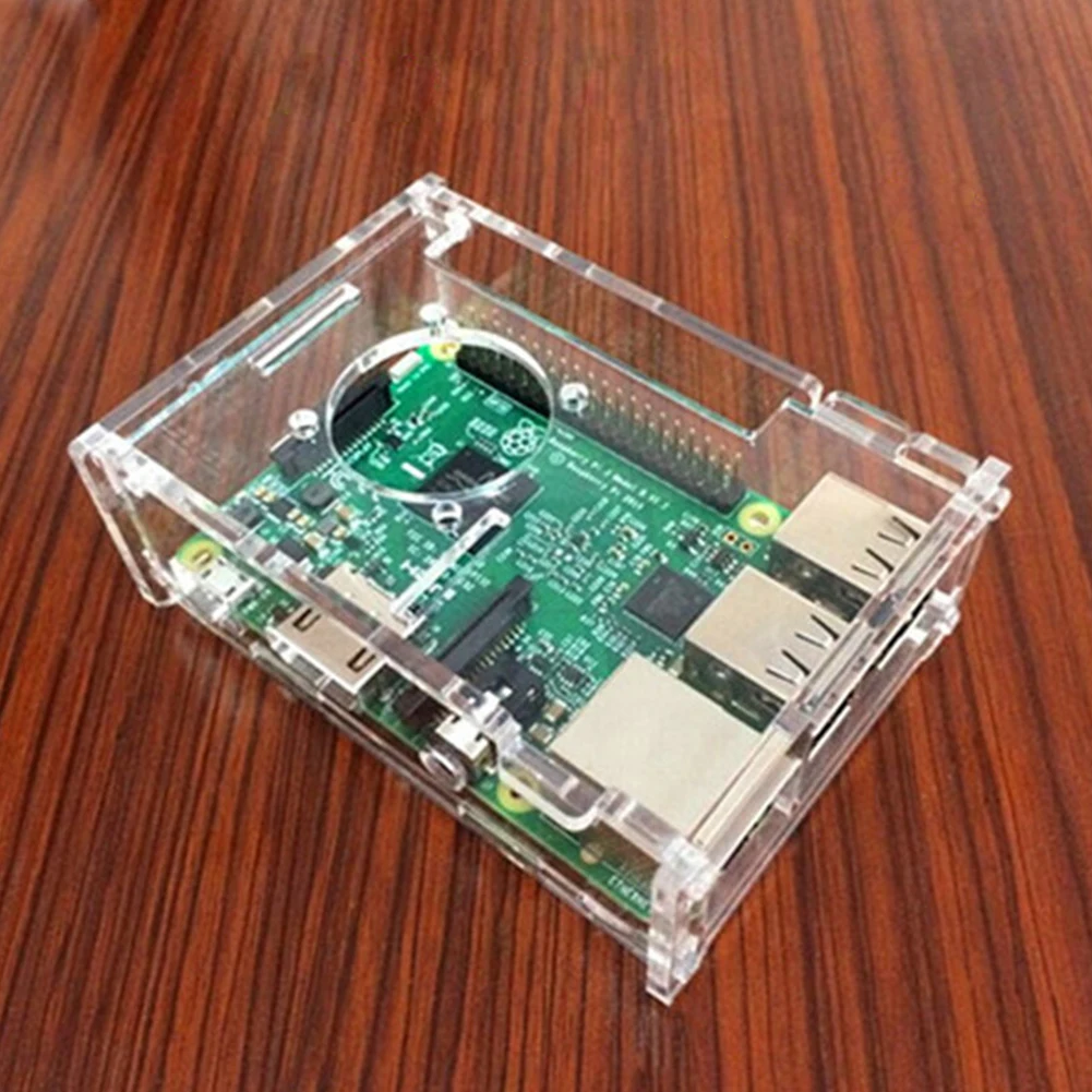 Общие для Raspberry pi 3 B + 2 поколения Корпус для Raspberry pi с вентилятором + винт #911 Новый