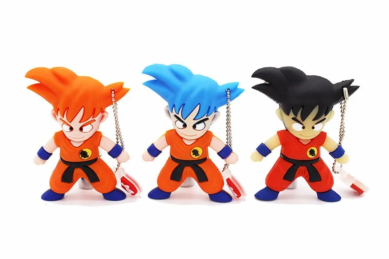 JASTER goku модель флешки 4 Гб 64 ГБ 16 ГБ 32 ГБ мультфильм Dragon Ball usb флеш-накопитель usb 3,0 Милый U диск Брелок карта памяти подарок