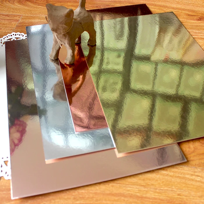 

A4 Gloss Premium Metallic Cardstock Paper Pad Craft for Scrapbooking Happy Planner/Card Making/Journaling Project/Home Deco