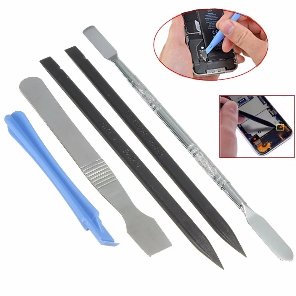 

5 In 1 Mobile Repair Opening Pry Metal Spudger Tool Kit For Samsung S6 5 4 3 2