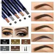 Макияж Многофункциональный стойкий для бровей карандаш с щеткой двухсторонний косметический инструмент