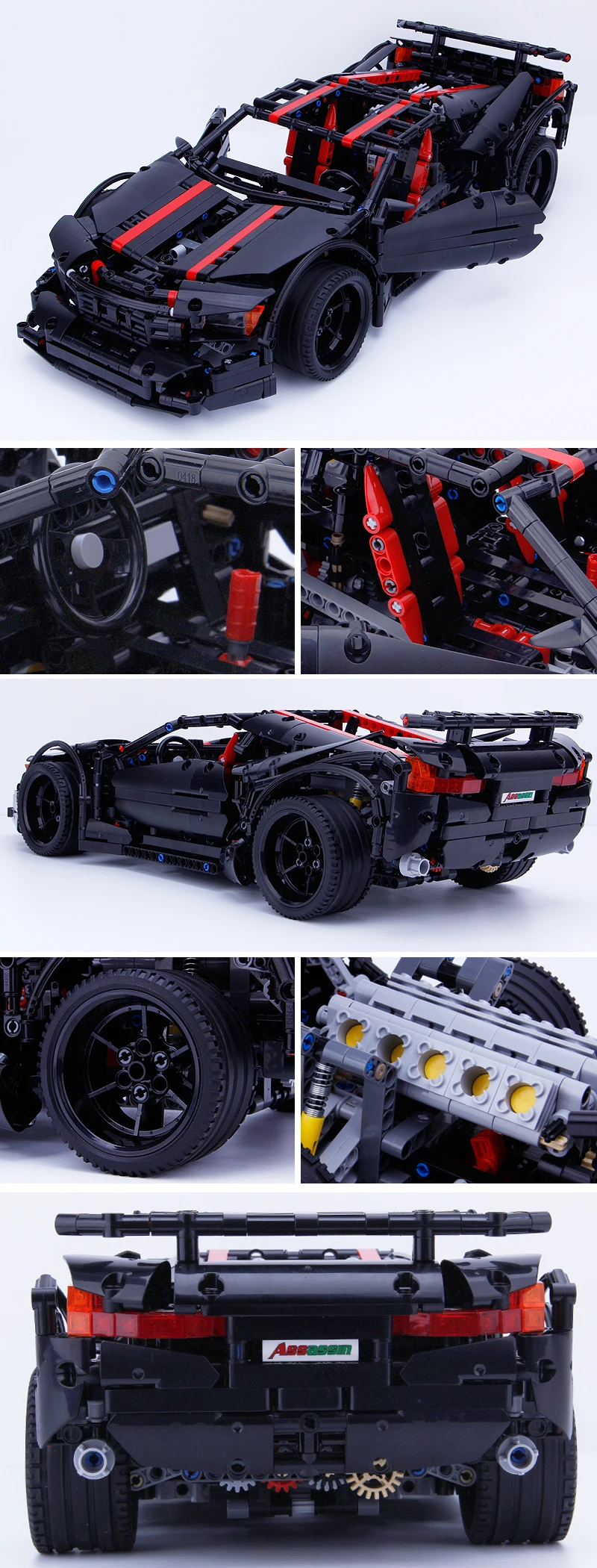 XingBao 07003 блок 1916 шт. креативный MOC Technic серия Assassin X19 набор образовательных строительных блоков Кирпичи Игрушки Gif